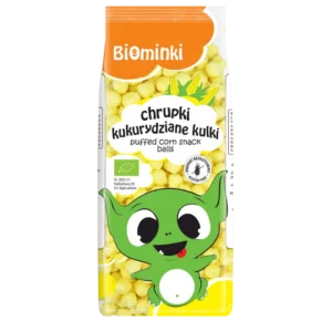 Ekologiškos kukurūzų rutuliukai, be glitimo | Biomines (60 g)