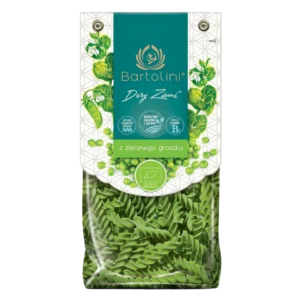 Ekologiški žaliųjų žirnių makaronai, Fusilli