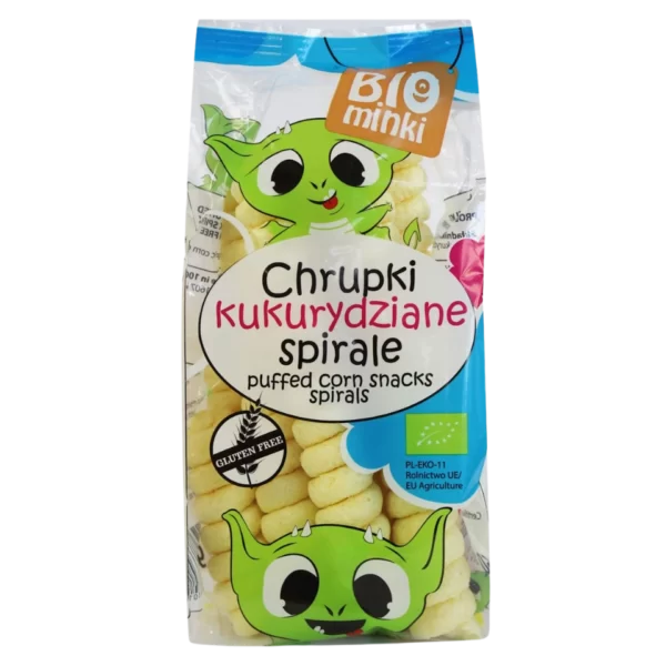 Ekologiškos kukurūzų spiralės, be glitimo | Biomines (60 g)