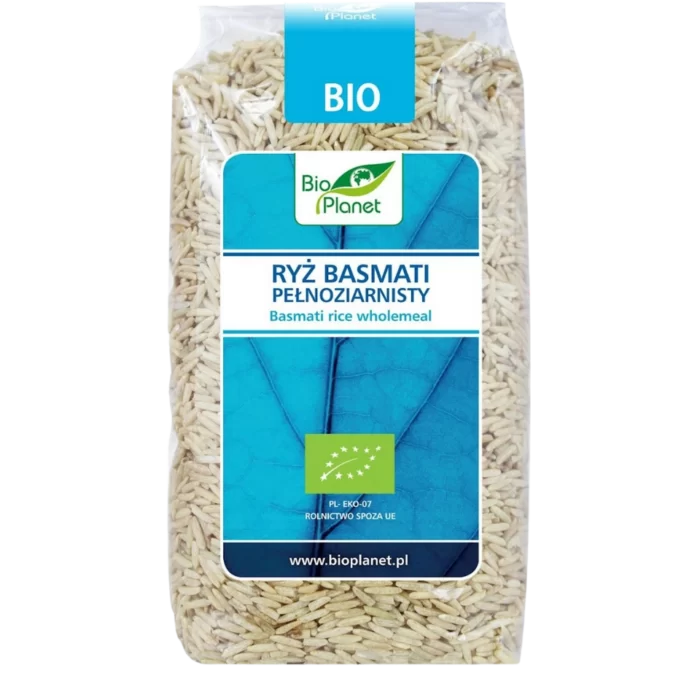 Ekologiški viso grūdo Basmati ryžiai