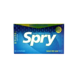 Kramtoma guma PEPPERMINT su ksilitoliu, be glitimo | SPRY (12 g)