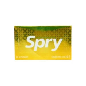 Vaisinė kramtoma guma su ksilitoliu, be glitimo | SPRY (12 g)