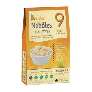 Ekologiški makaronai THAI STYLE iš Konjaco šaknies, be glitimo | Better Than Foods (385 g)