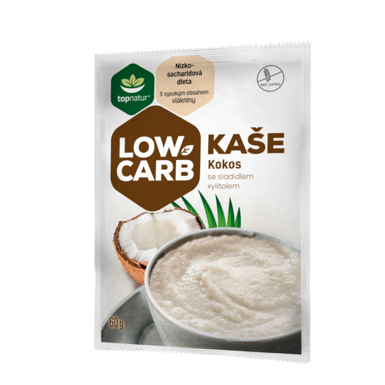 LOW CARB kokosinė košė su ksilitoliu, be glitimo, be laktozės | TopNatur (60 g)