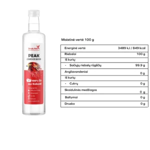 MCT aliejus (100% C8) | Simply Keto (500 ml)