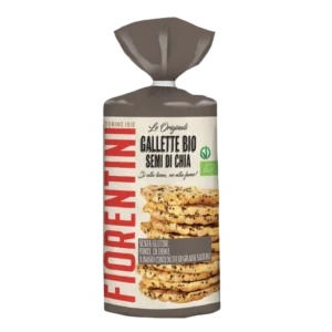 Ekologiški kukurūzų trapučiai su chia sėklomis | Fiorentini (120 g)