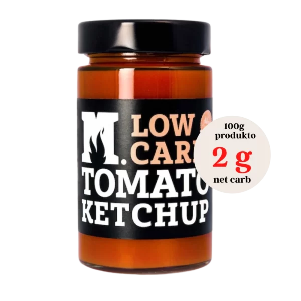 Low Carb pomidorų kečupas | Mannius (250 g)