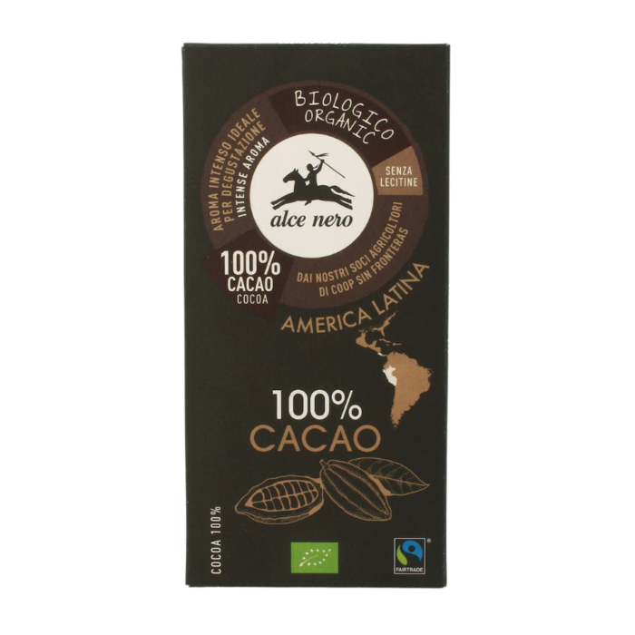 Ekologiškas 100% juodasis šokoladas | Alce Nero(50 g)
