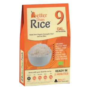 Ekologiški ryžiai iš Konjaco šaknies, be glitimo | Better Than Foods (385 g), konjac ryžiai