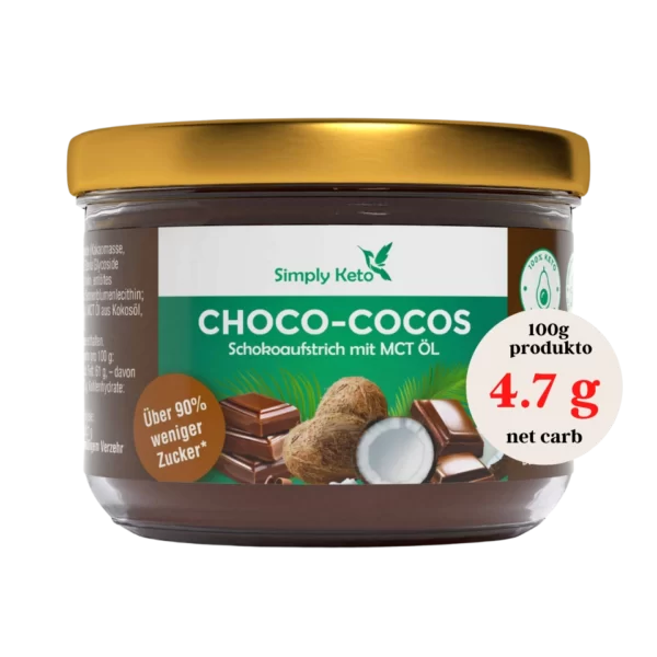 KETO "Choco-Coco" kremas su MCT aliejumi | Simply keto (230 g)