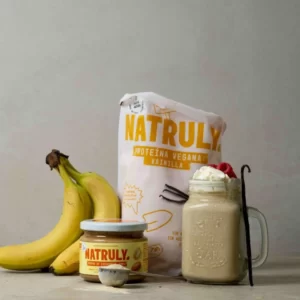 Ekologiški veganiški baltymai, vanilės skonio| Natruly (350 g)