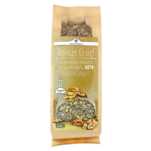 KETO duonos mišinys su graikiniais riešutais be glitimo, be laktozės | PIĘĆ PRZEMIAN (500 g)