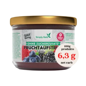 Miško uogų džemas su eritritoliu | Simply keto (230 g)