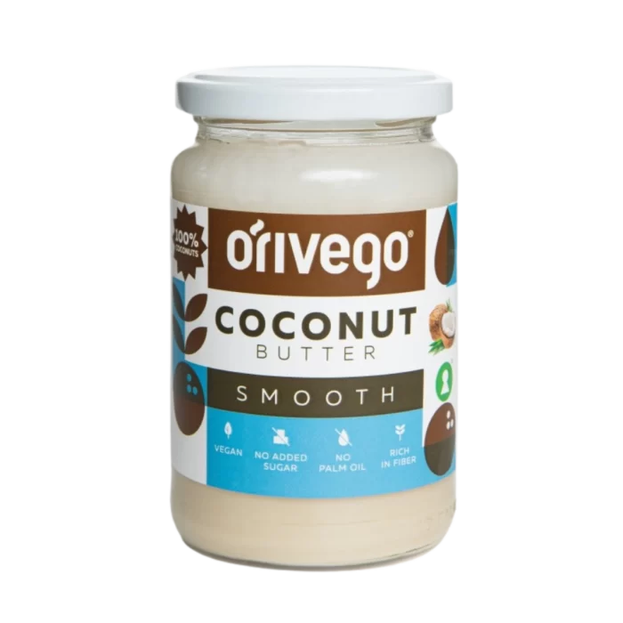 Grynas kokosų kremas 100%, be glitimo | Orivego (340 g)