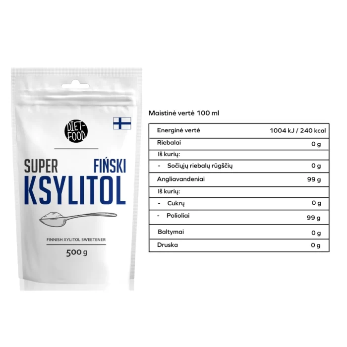 Suomiškas ksilitolis | Diet-Food (500 g)