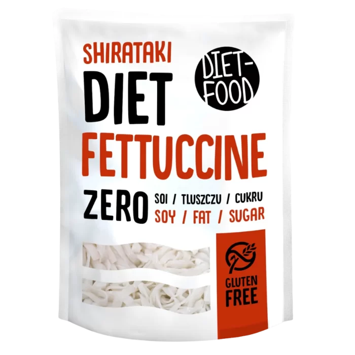 SHIRATAKI FETTUCCINE makaronai, be glitimo | DIET-FOOD (370 g)