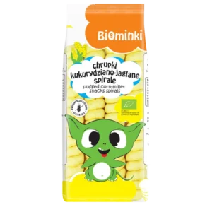 Ekologiškos kukurūzų-sorų spiralės, be glitimo | Biominki (60 g)