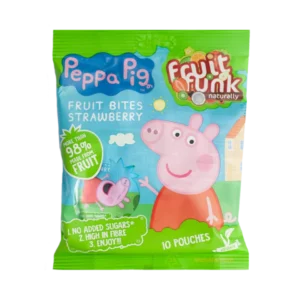 "PEPPA PIG" braškių iskonio kąsneliai, be pridėtinio cukraus | FruitFunk (100 g)