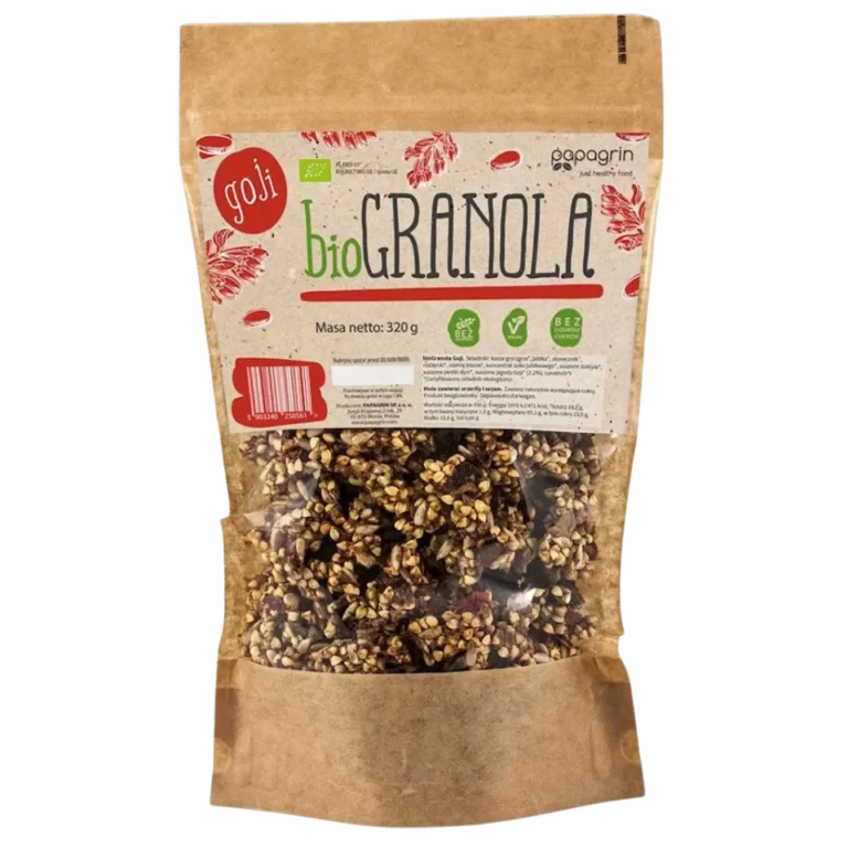 Granola su goji uogomis, be glitimo | Papagrin (320 g)