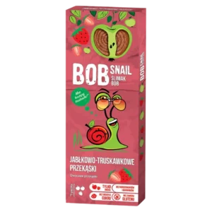 Obuolių ir braškių užkandis, be pridėtinio cukraus | Bob Snail (30 g)