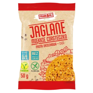 Sausainis su žemės riešutais ir chia sėklomis, be glitimo | Frank&Oli (50 g)