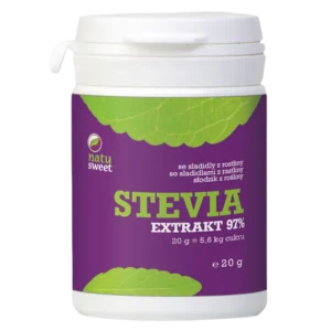 Grynas 97% stevijos ekstraktas | Natusweet (20 g)