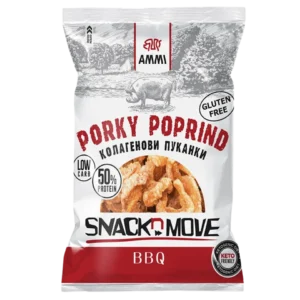 KETO bbq skonio kiaulienos traškučiai | BBQ AMMI (30 g)