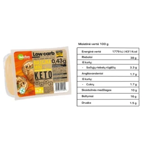 Mini KETO pbandelės, be glitimo | Balviten (4 x 25 g)