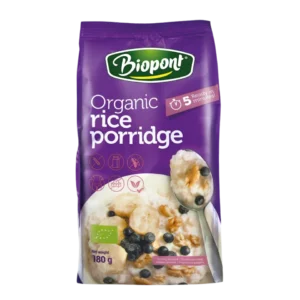 Ekologiška ryžių košė, be glitimo | Biopont (180 g)