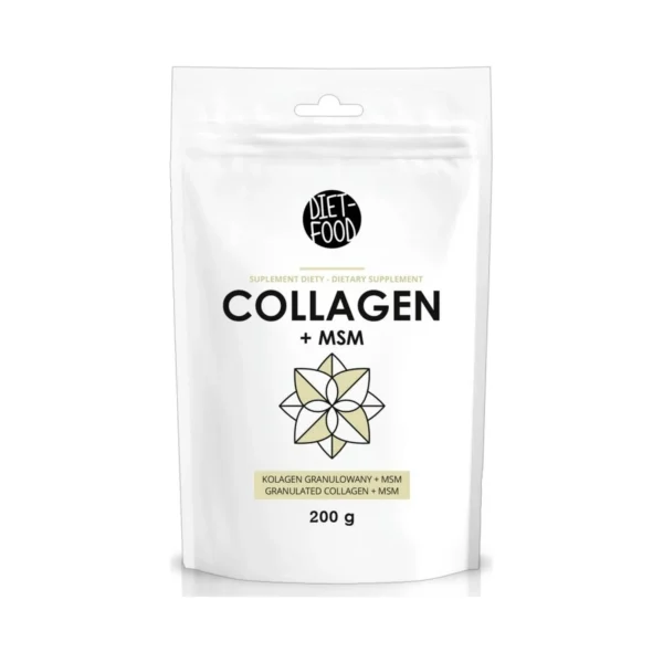 Tirpus jautienos kolagenas + MSM, maisto papildas | DIET-FOOD (200 g)