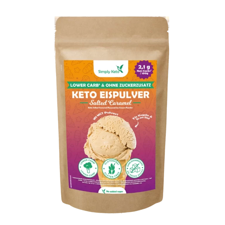 KETO ledų milteliai, sūdytos karamelės skonio | Simply keto (100 g)