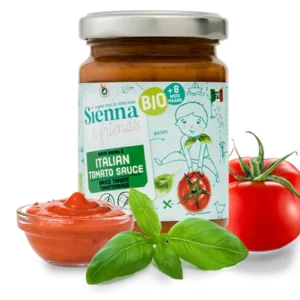Itališkas pomidorų padažas su bazilikais, be pridėtinio cukraus | Sienna&friends (130 g)