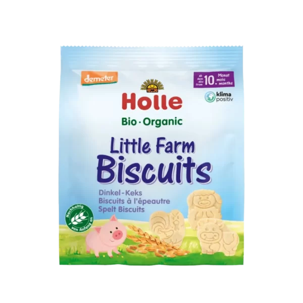 Ekologiški speltos miltų sausainiai vaikams | Holle (100 g)