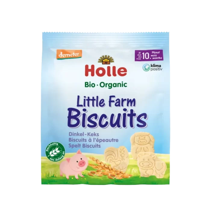 Ekologiški speltos miltų sausainiai vaikams | Holle (100 g)