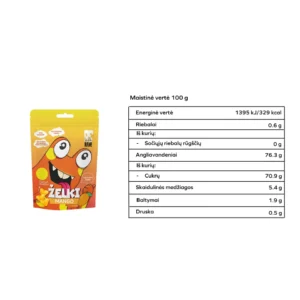 Mango drebučiai, be pridėtinio cukraus | BeRaw Kids (35g)