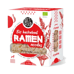 Ekologiški grikių RAMEN makaronai, be glitimo | DIET-FOOD (280 g)