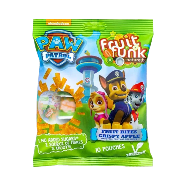„PAW PATROL“ obuolių užkandis, be pridėtinio cukraus | FruitFunk (100 g)