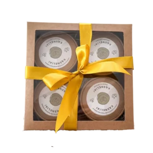 Keturių vaisių kąsnelių rinkinys, be pridėtinio cukraus | honestbite (4 x 150g)