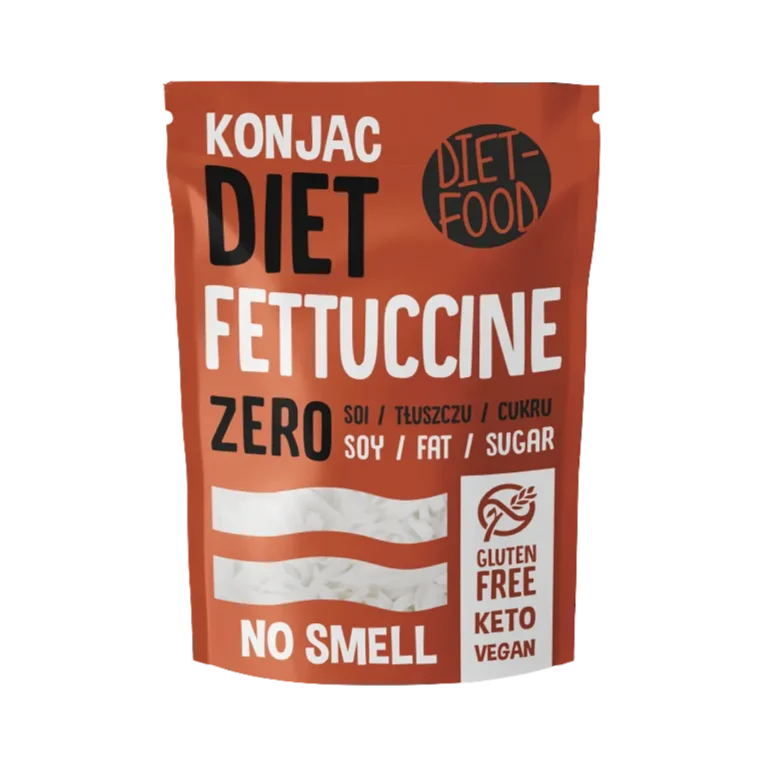 Konjac FETTUCCINE makaronai, be glitimo | DIET-FOOD (270 g)