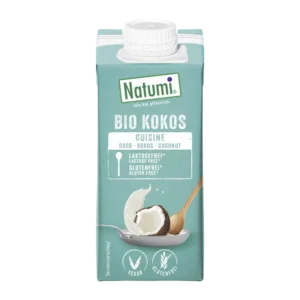 Ekologiškas kokosų kremas, be glitimo | Natumi (200 ml)
