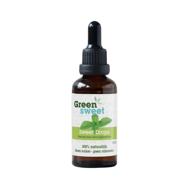 Natūralaus skonio stevijos lašai | Green sweet (50 ml)