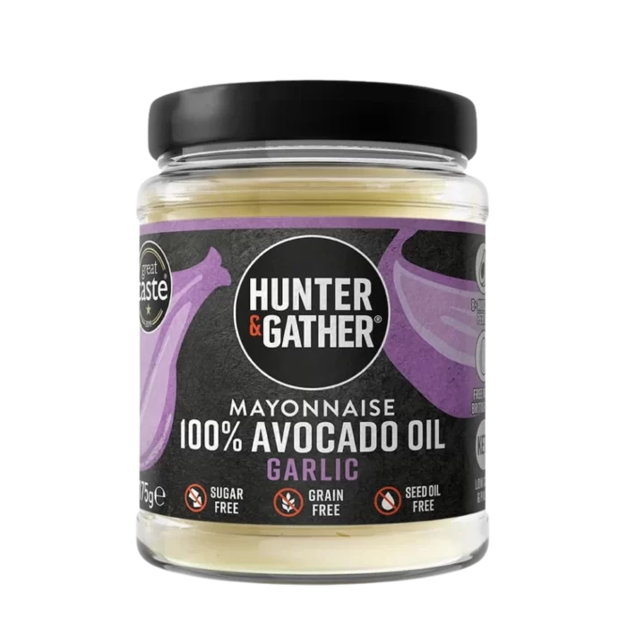 Česnakinis avokadų aliejaus majonezas | Hunter & Gather (250 g)