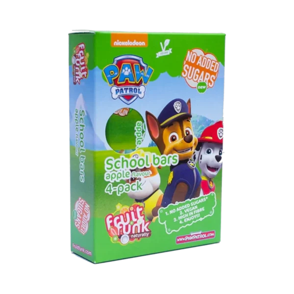 „PAW PATROL“ obuolių juostelės, be pridėtinio cukraus | FruitFunk (4 x 20 g)