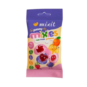 Vaisių drebučių MIX, be pridėtinio cukraus | MIXIT (35 g)