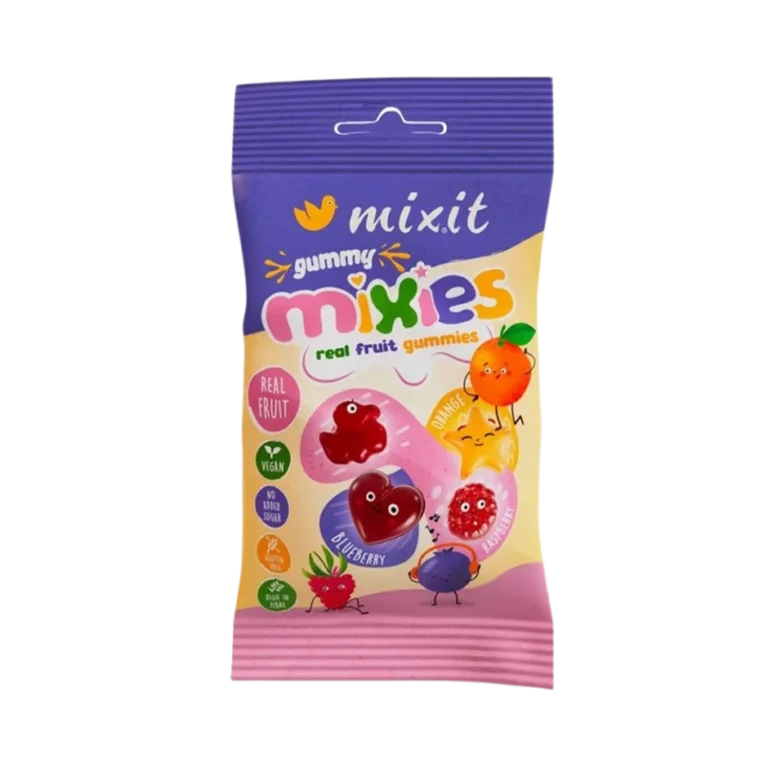 Vaisių drebučių MIX, be pridėtinio cukraus | MIXIT (35 g)