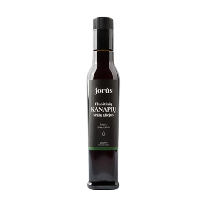 Pluoštinių kanapių sėklų aliejus | Jorus (250 ml)