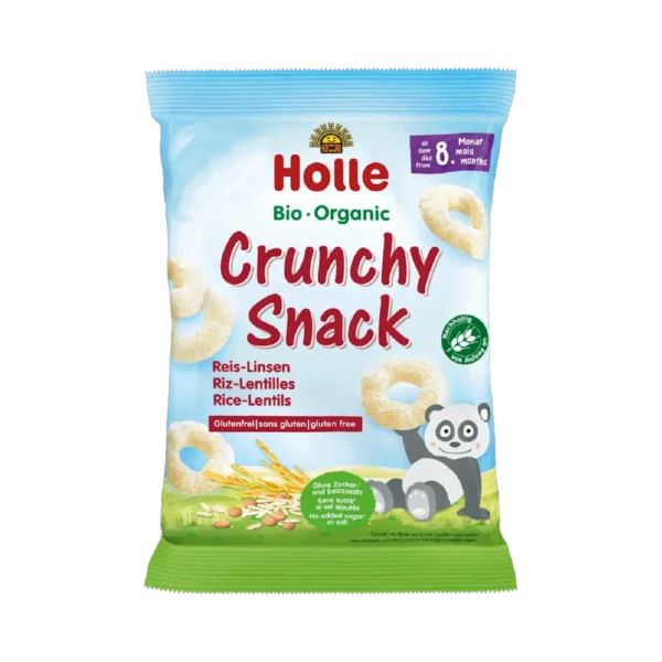 Ekologiški ryžių-lęšių kukurūzai, be glitimo | Holle (25 g)