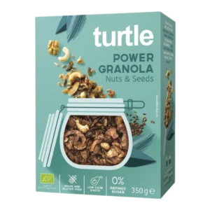 Ekologiška riešutų ir sėklų granola | Turtle (350 g)