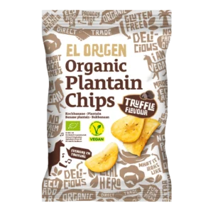 Ekologiški plantainio traškučiai | El Origen (60 g)