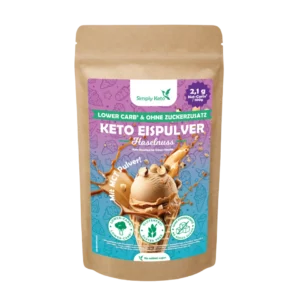 KETO ledų milteliai, lazdyno riešutų skonio | Simply keto (100 g)